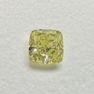 1.31 Carat Cushion Brilliant Fancy Yellow VS2 Natural Diamond