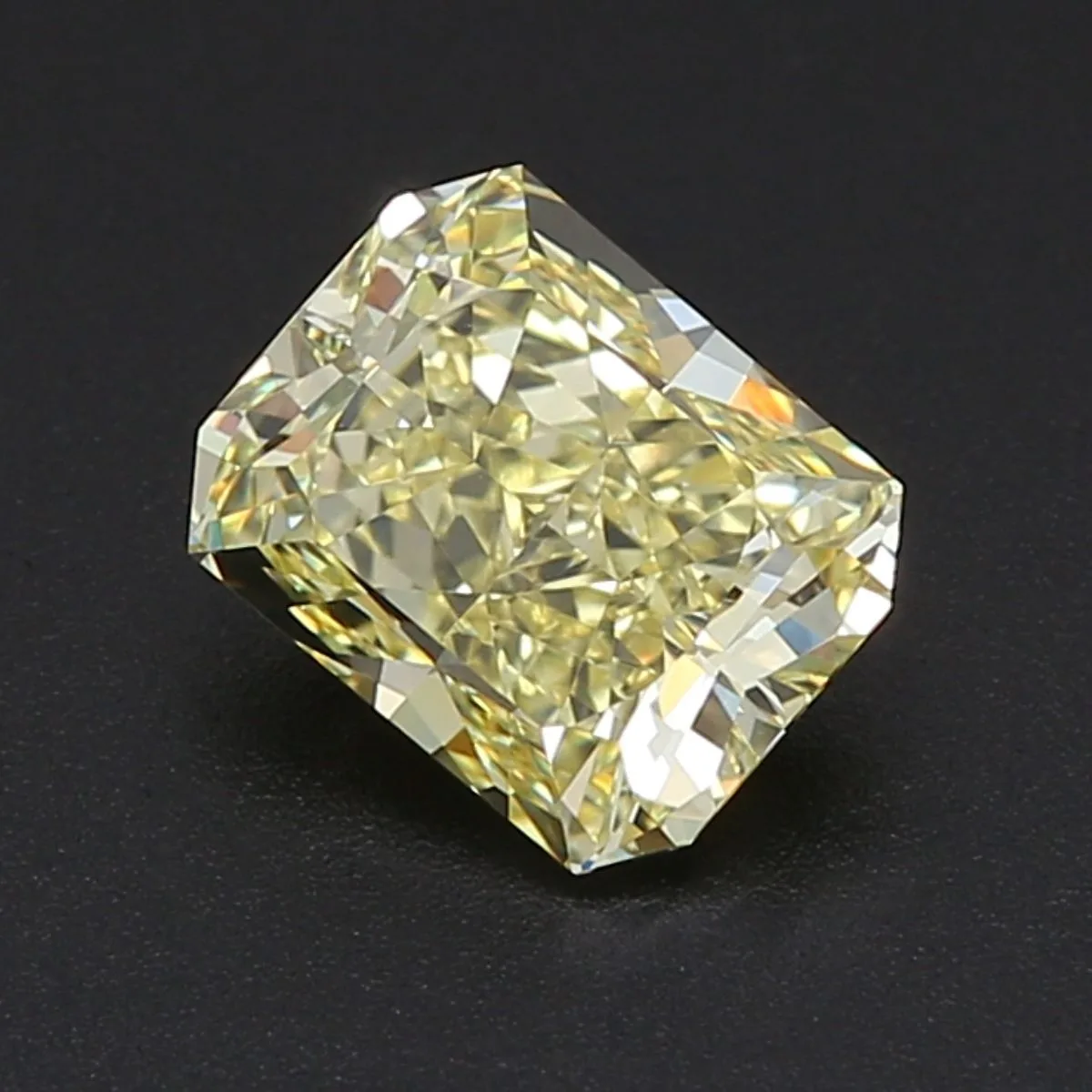 1.52 Carat Radiant Yellow VS1 Natural Diamond