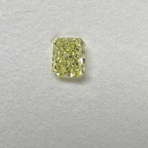 1.12 Carat Radiant Fancy Yellow VS1 Natural Diamond