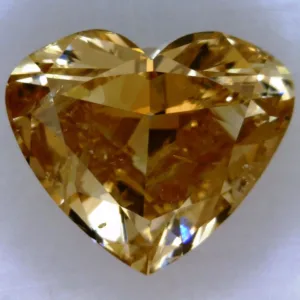 1.04 Carat Heart Fancy Brown Natural Diamond