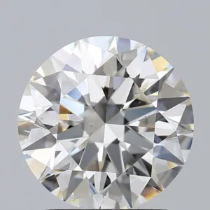 2.02 Carat Round H SI2 Natural Diamond