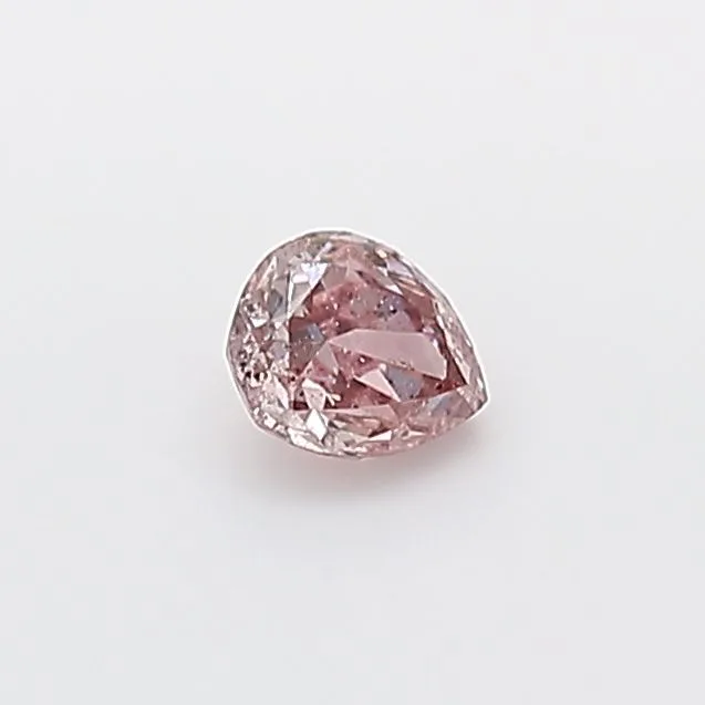 0.14 Carat Pear Fancy Pink Natural Diamond