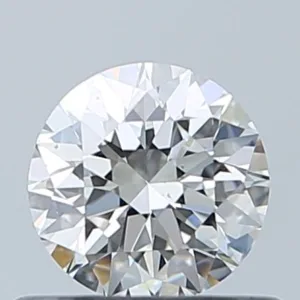 0.5 Carat Round H VS2 Natural Diamond