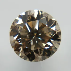 1 Carat Round Fancy Brown SI2 Natural Diamond