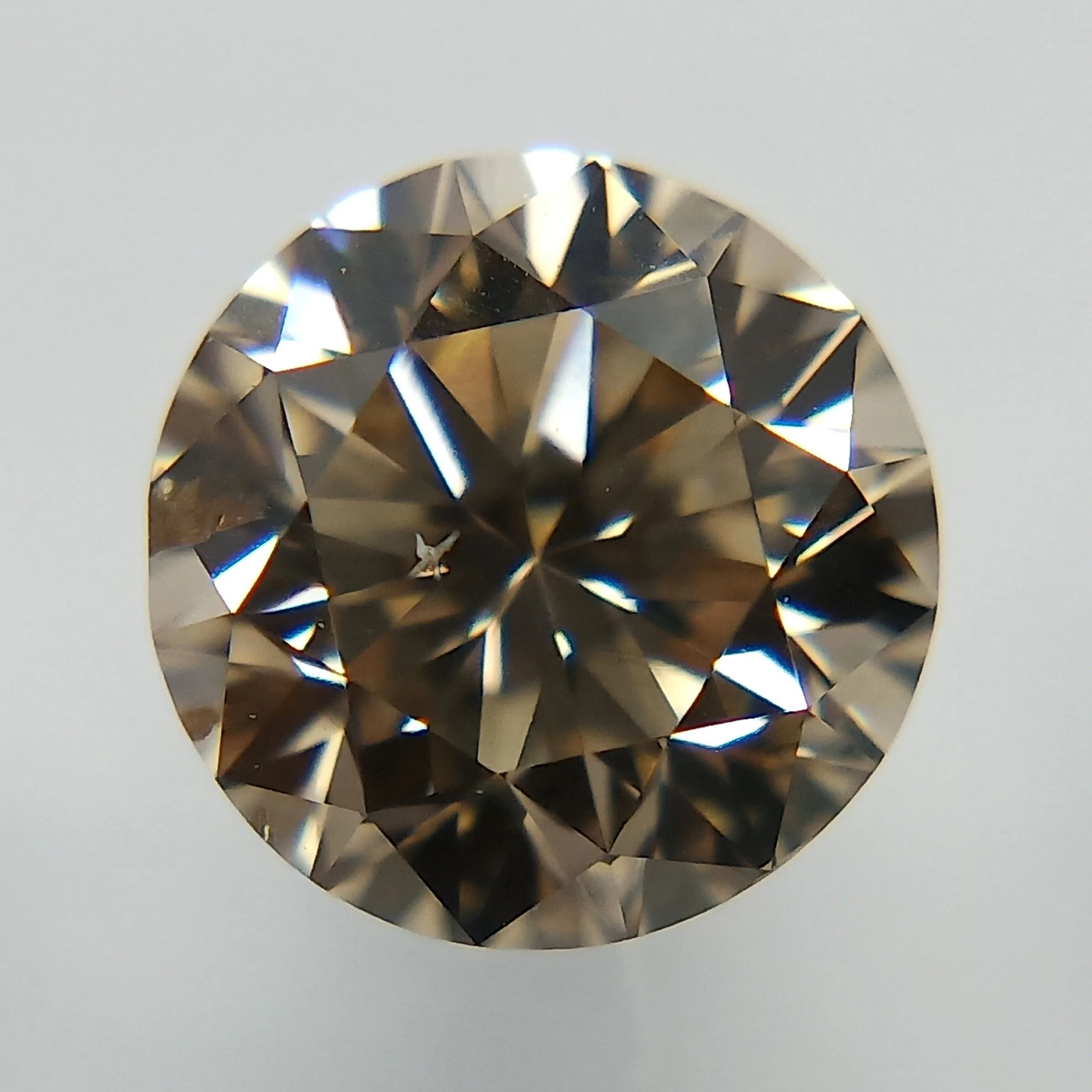 1 Carat Round Fancy Brown SI2 Natural Diamond 1 1 Carat Round Fancy Brown SI2 Natural Diamond