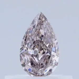 0.33 Carat Pear Fancy Pink VVS2 Natural Diamond