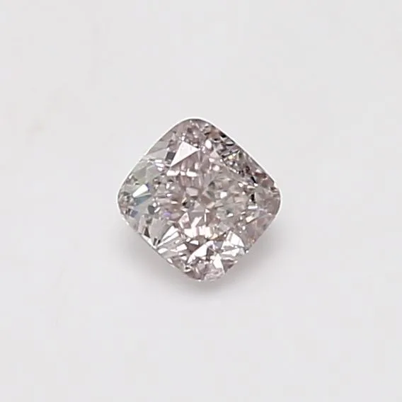 0.34 Carat Cushion Brilliant Fancy Light Brown Pink VS2 Natural Diamond