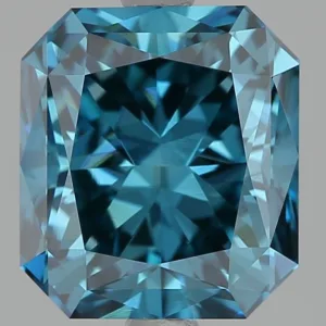 3.19 Carat Radiant Fancy Deep Blue VS1 Natural Diamond