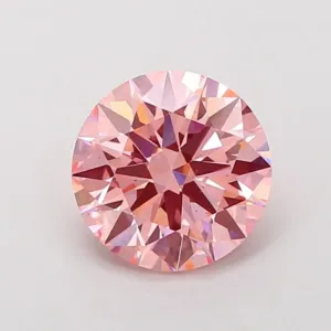 2.05 Carat Round Fancy Vivid Pink VS1 Lab Diamond