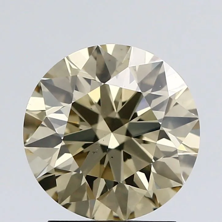 2.12 Carat Round Fancy Yellow SI1 Natural Diamond