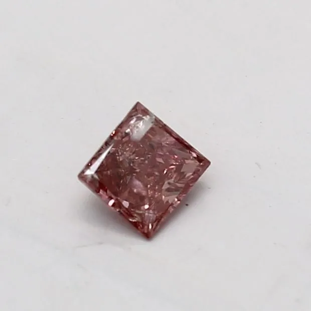 0.24 Carat Cushion Brilliant Fancy Intense Pink Natural Diamond