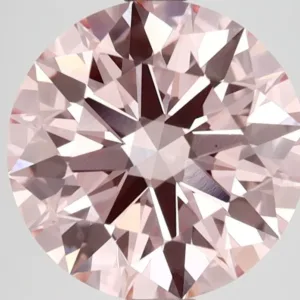 3.18 Carat Round Fancy Intense Pink VVS2 Lab Diamond