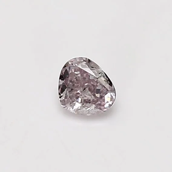 0.23 Carat Heart Fancy Pink I2 Natural Diamond