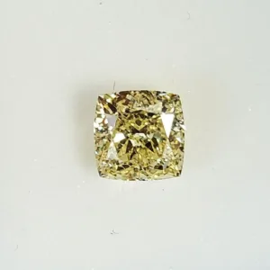 1.28 Carat Cushion Modified Fancy Yellow SI2 Natural Diamond