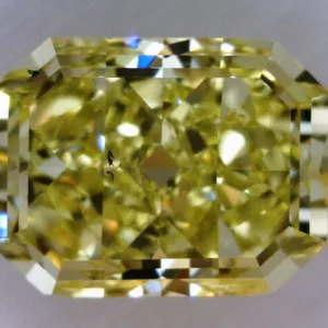 1.03 Carat Radiant Fancy Yellow VS2 Natural Diamond