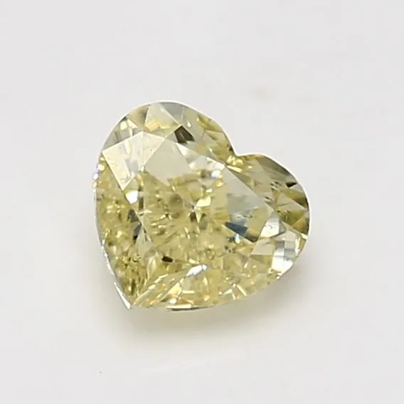 1.01 Carat Heart Fancy Yellow SI2 Natural Diamond