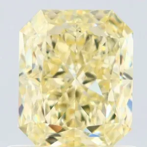 1.03 Carat Radiant Fancy Yellow VVS2 Natural Diamond