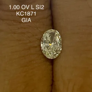 1 Carat L SI2 OVAL Diamond