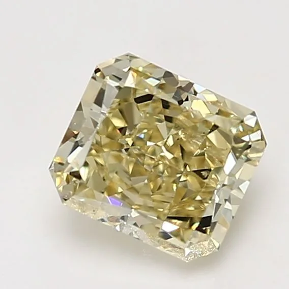 1.8 Carat Radiant Fancy Yellow VS2 Natural Diamond