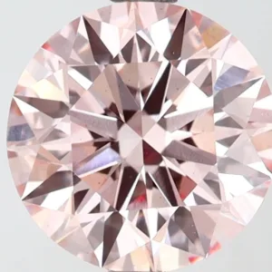 2.19 Carat Round Fancy Intense Pink VS2 Lab Diamond