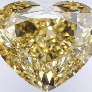 5.01 Carat Heart Fancy Yellow SI1 Natural Diamond