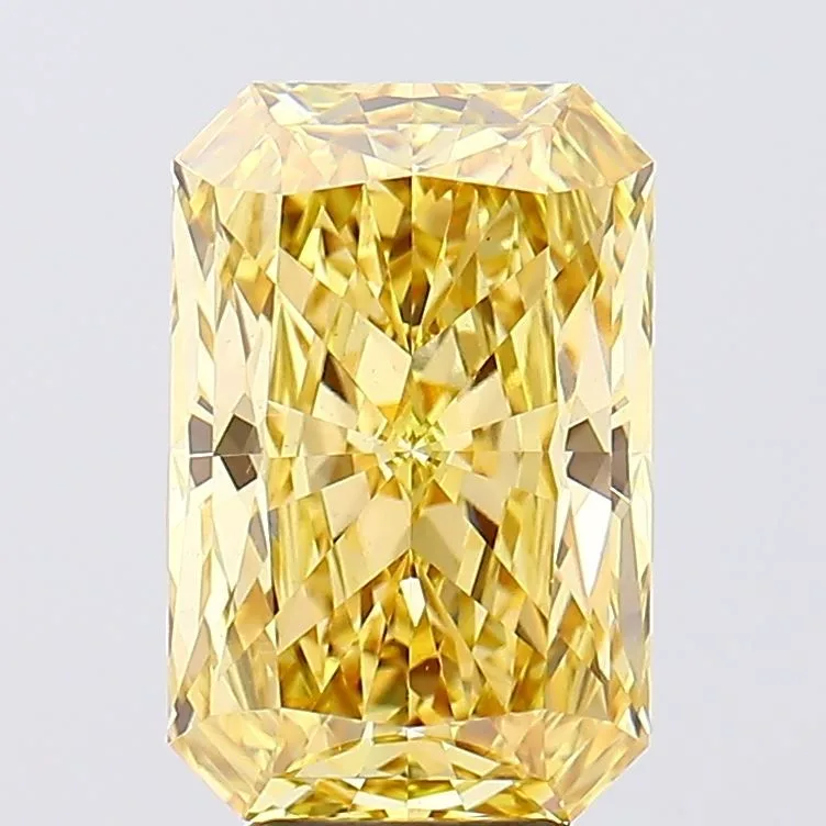 5.04 Carat Radiant Fancy Vivid Yellow VS1 Lab Diamond 1 5.04 Carat Radiant Fancy Vivid Yellow VS1 Lab Diamond