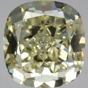 1.65 Carat Cushion Brilliant Fancy Yellow VVS2 Natural Diamond