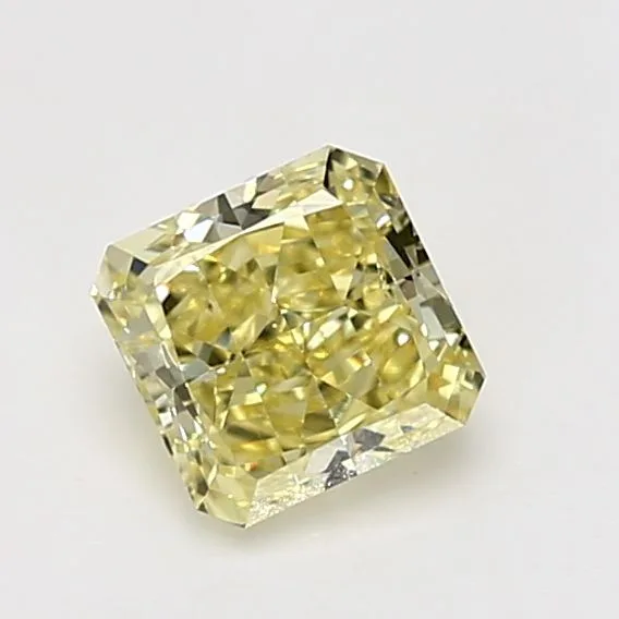 1.02 Carat Radiant Fancy Intense Yellow SI1 Natural Diamond