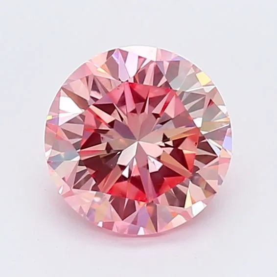 1.15 Carat Round Fancy Pink VVS1 Lab Diamond