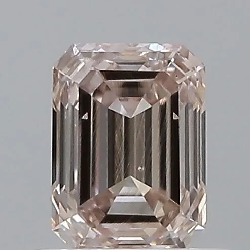 0.58 Carat Emerald Fancy Pink Brown SI1 Natural Diamond