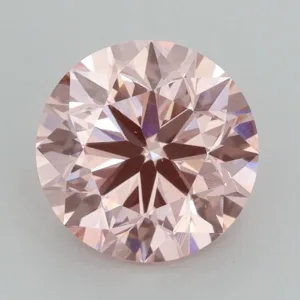 3.01 Carat Round Fancy Intense Pink VS2 Lab Diamond
