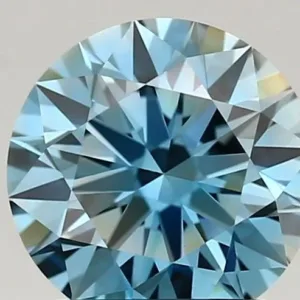 1.59 Carat Fancy Vivid Blue VVS2 ROUND Lab Diamond
