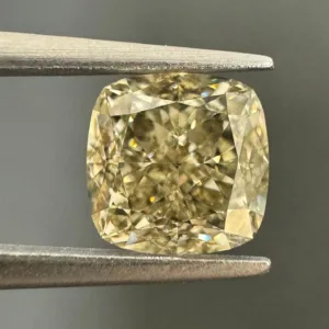 1.07 Carat Cushion Brilliant Fancy Yellow VVS2 Natural Diamond