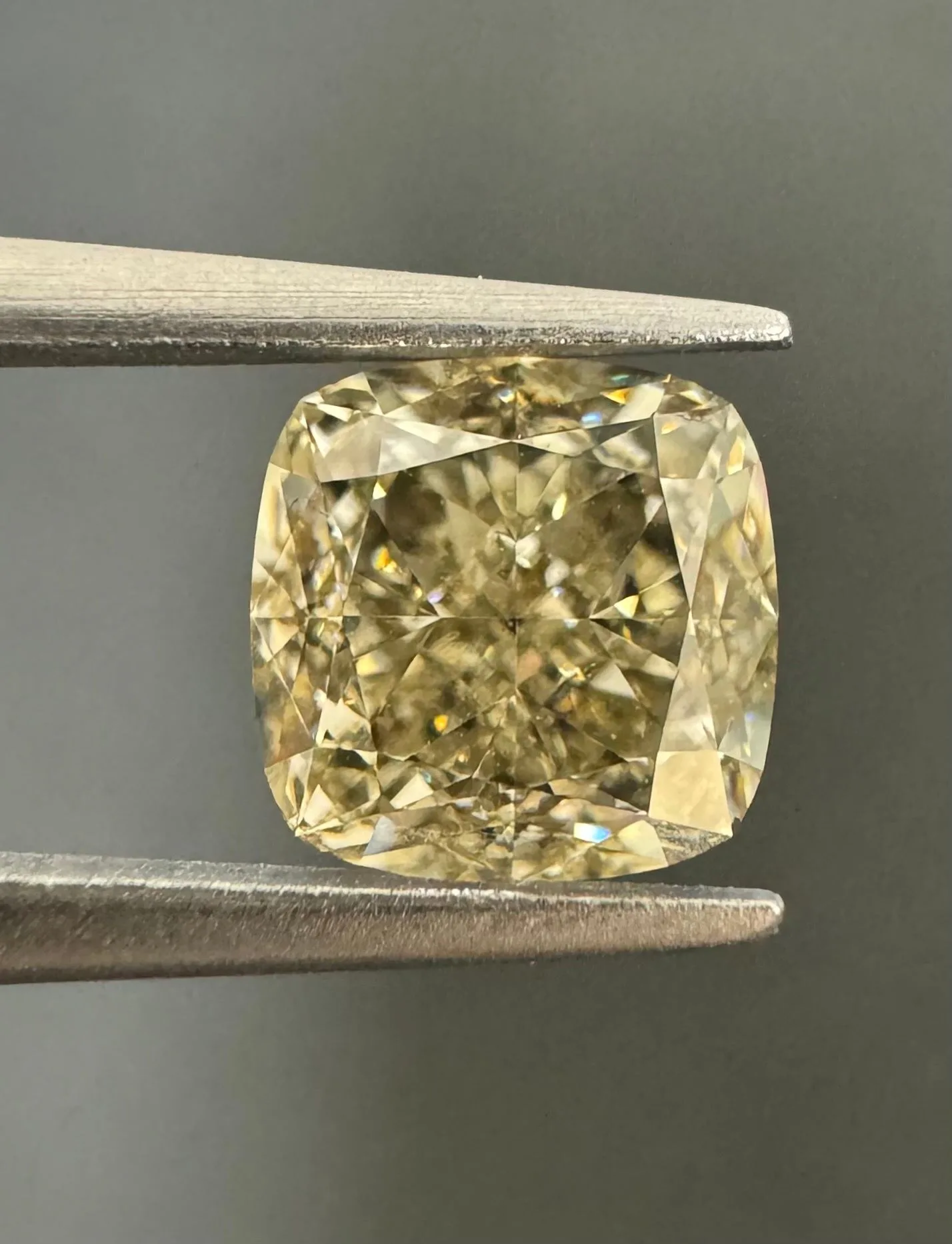 1.07 Carat Cushion Brilliant Fancy Yellow VVS2 Natural Diamond 1 1.07 Carat Cushion Brilliant Fancy Yellow VVS2 Natural Diamond