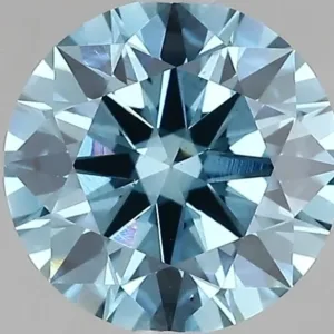 2.07 Carat Fancy Vivid Blue VS1 ROUND Lab Diamond