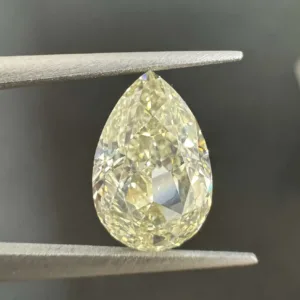 2.25 Carat Pear Fancy Light Yellow VS2 Natural Diamond