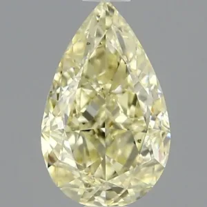 1.01 Carat Pear Fancy Light Yellow SI1 Natural Diamond