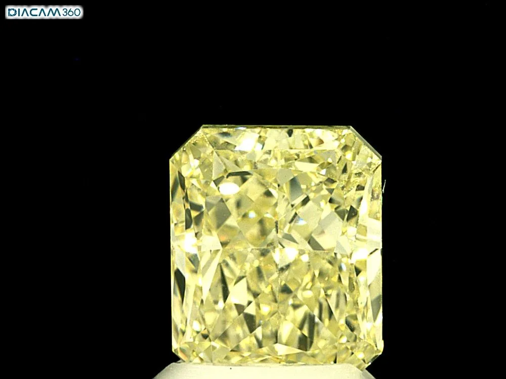 2.6 Carat Radiant Fancy Light Yellow VS2 Natural Diamond 1 2.6 Carat Radiant Fancy Light Yellow VS2 Natural Diamond