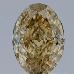 1.01 Carat Oval Fancy Yellow SI1 Natural Diamond