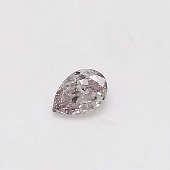0.15 Carat Pear Fancy Pink VS2 Natural Diamond