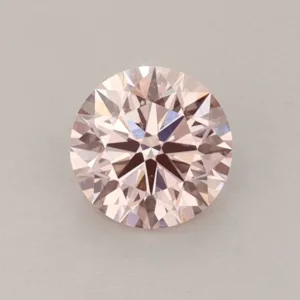 0.56 Carat Round Fancy Intense Pink VS1 Lab Diamond