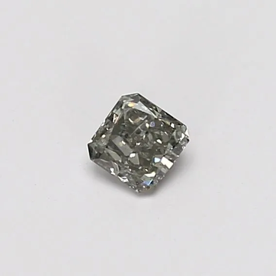 0.2 Carat Radiant Fancy Gray I2 Natural Diamond