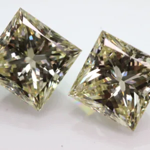 5.25 Carat Princess Fancy Yellow VS2 Natural Diamond