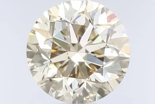 0.63 Carat Round Fancy Light Brown Natural Diamond 1 0.63 Carat Round Fancy Light Brown Natural Diamond