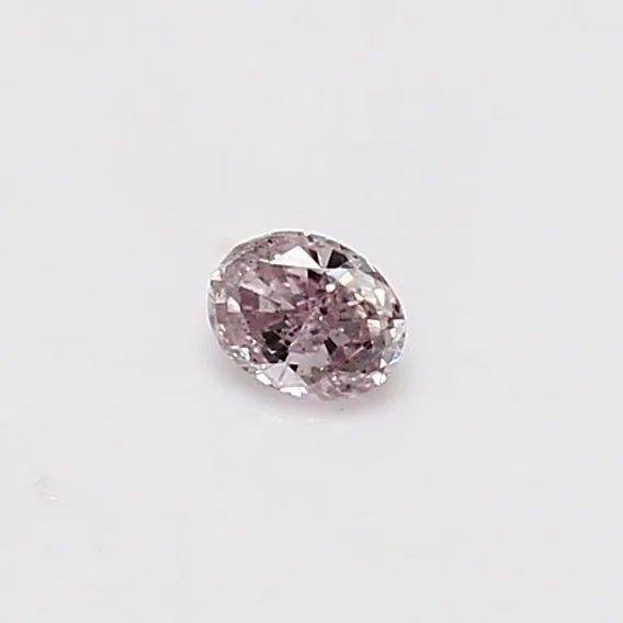0.13 Carat Oval Fancy Pink Natural Diamond
