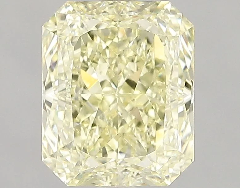 2.05 Carat Radiant Fancy Light Yellow VVS2 Natural Diamond 1 2.05 Carat Radiant Fancy Light Yellow VVS2 Natural Diamond