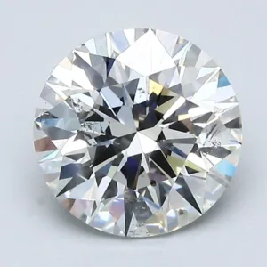 2 Carat Round H SI2 Natural Diamond