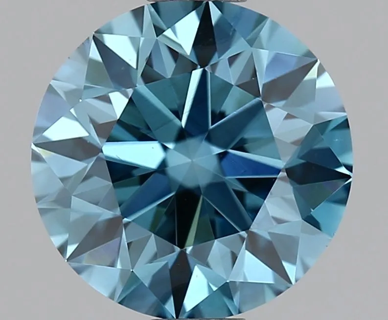 1 Carat Round Fancy Deep Blue VVS2 Natural Diamond 1 1 Carat Round Fancy Deep Blue VVS2 Natural Diamond