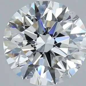 3.21 Carat Round D SI2 Natural Diamond