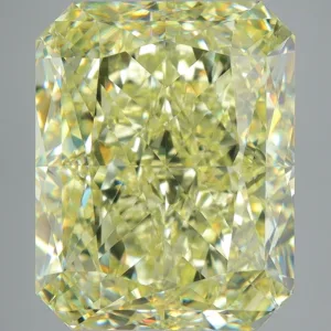 12.19 Carat Radiant Faint Yellow VS2 Natural Diamond